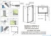 Radaway Essenza 8 Gold Kdj kabina 100x90cm prawa złoty połysk/szkło przejrzyste 10480612-01-01R/10470337-09-01R/10113090-01-01